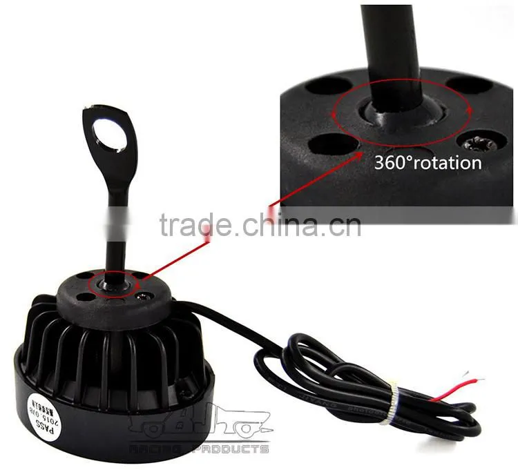 BJ-SPL-007 Universal 5W Black Motorcycle LED Spot Light for Street Bike