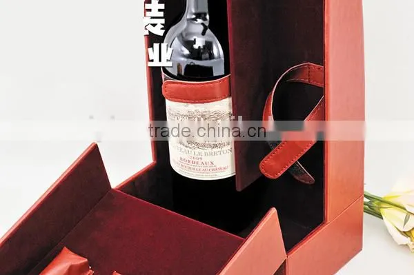 Top Grade Unique Design Handmade wine holder leather