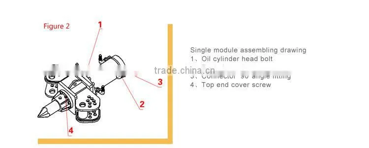 hydraulic pile breaker concrete cutting machine