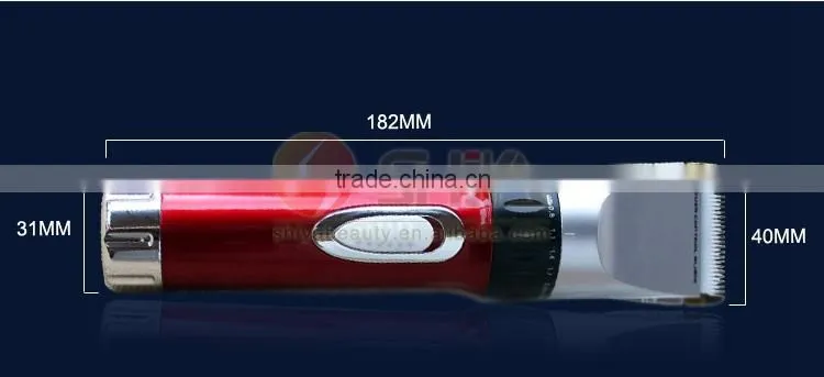 Hot Selling Manual Wireless Electric Ceramic Baby Hair Trimmer Hairdressing Salon Products Stainless Steel Cutting Blade