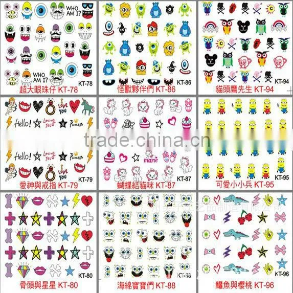 alibaba china wholesale Diamond nail sticker Private label packing nail stickers