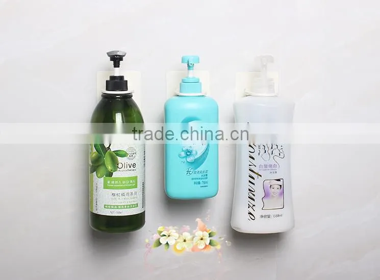 plastic shampoo holder,bathroom holder,no trace hook