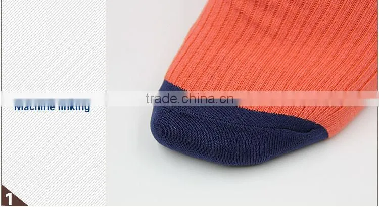 2014 Hot Sale Multi-colored Casual Funny Men Sock