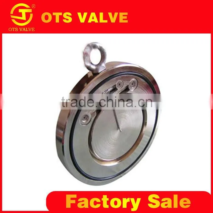 SS304 wafer type single disc valve check