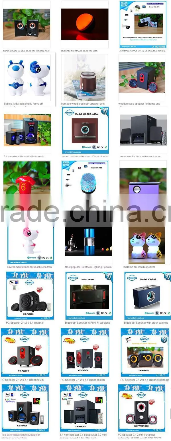 LED wireless system active 2.1 speaker