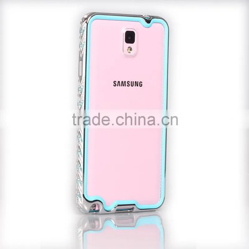 Two Piece Design Mental+TPU Phone Case for Samsung Note 3