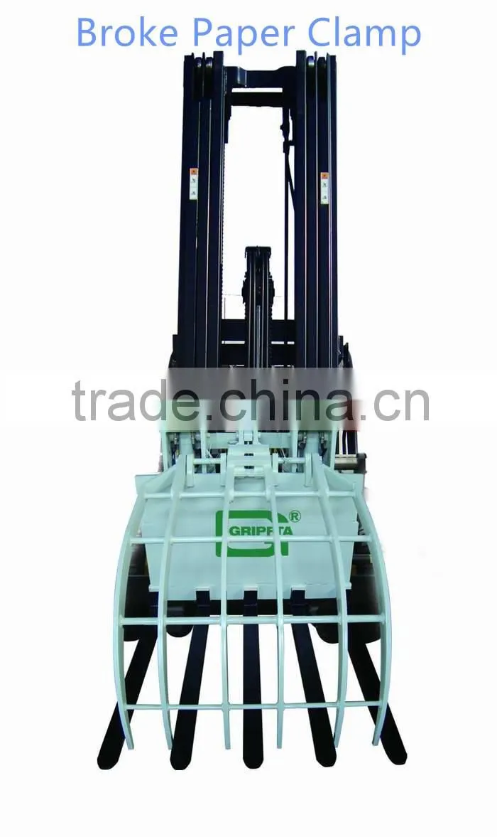 non side shifting drum clamp as forklift attachments