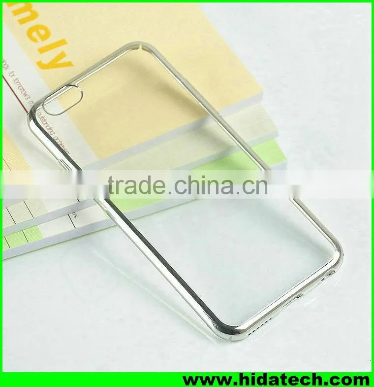 Bling colorful electroplating mobile phone cases for iphone 6 plus chrome case