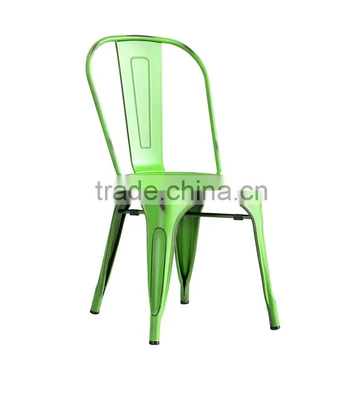 Cheap Metal Chairs Stackable Bar Bistro Steel Chairs For Sale