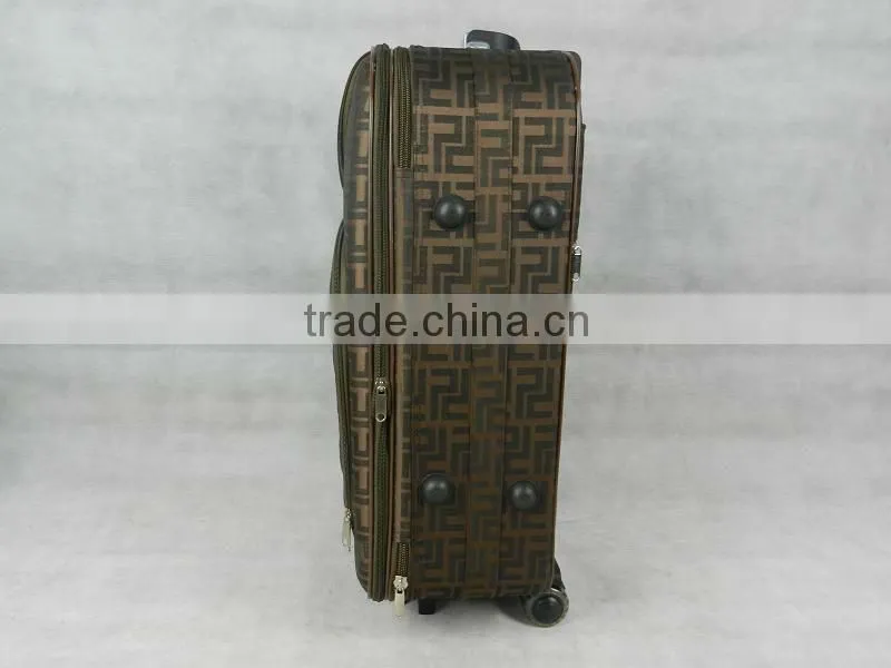 1pc promotional 22'' cabin luggage 600D1200D1680D polyester trolley luggage