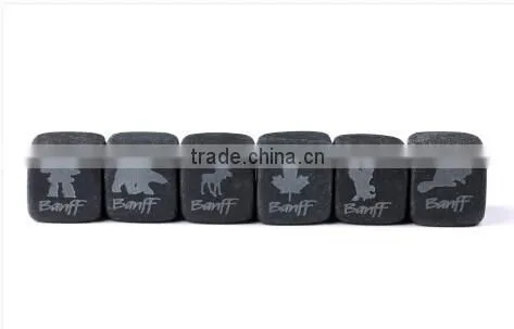 Customized Product Type and Natural Stone Material Ice Cube Rocks for Whisky Lovers