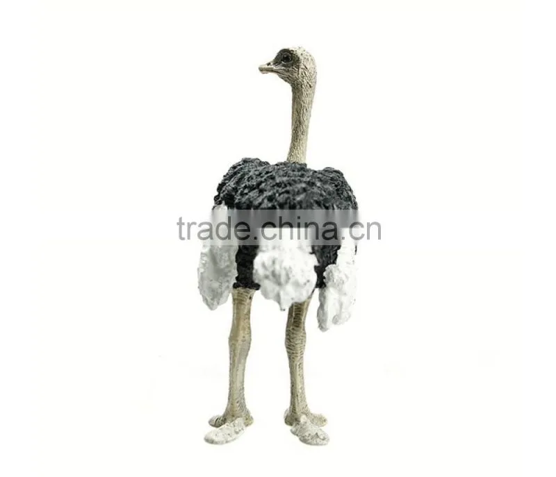 Ostrich Garden Statue animal model Toy Figure Set