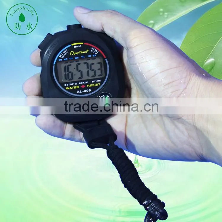 Large display digital waterproof sport stopwatch