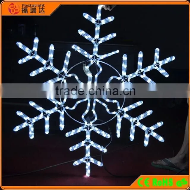 Christmas decorative lights with led snowflake with star motif lights