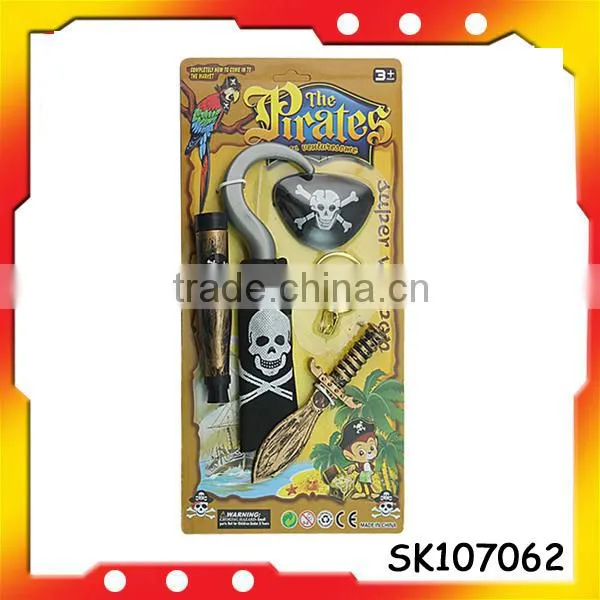 plastic pirate gold coins pirate headband with high quality