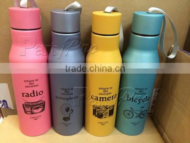 Partypro 2015 New Products Custom Logo 750ml Stainless Steel Water Bottle
