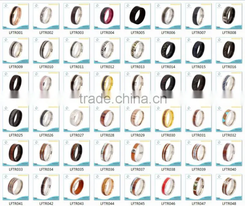 Trendy titanium steel ring for men,custom titanium silver jewelry