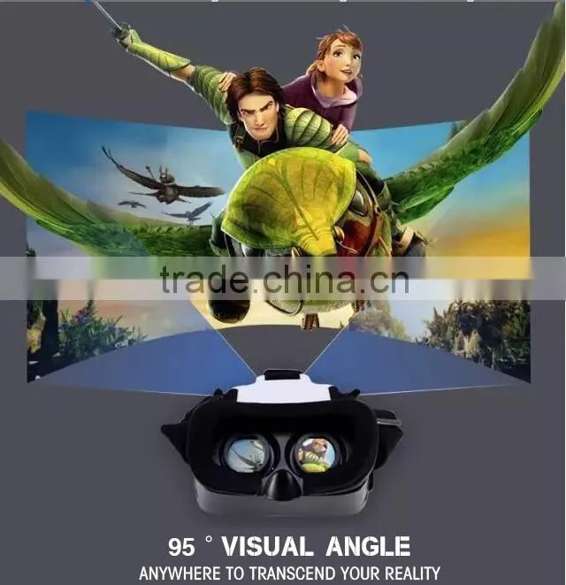 Vr View VR 3D VR Glasses Virtual Reality Helmet Gear Cardboard Box for 4.7~6 inch Smartphone 3D VR glasses