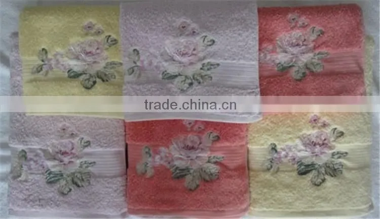 promotional gift used plain dyed roller 100% terry beach towel set SD-874