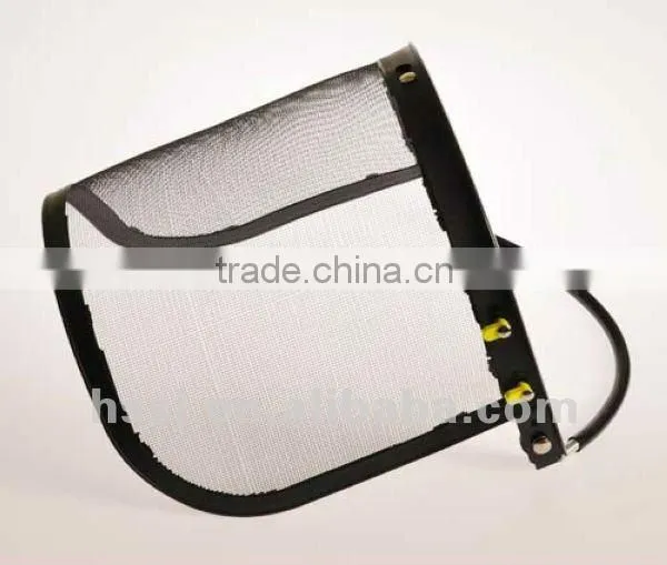 2016 CE standard wire mesh helmet safety full face shield visor,plastic face shield CE face shield visor for helmet