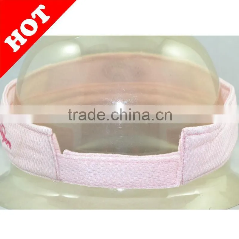 100% cotton sun visor cap