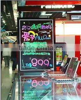 led fluorescence writing sign