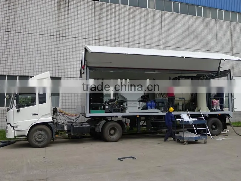 medical waste autoclaving truck