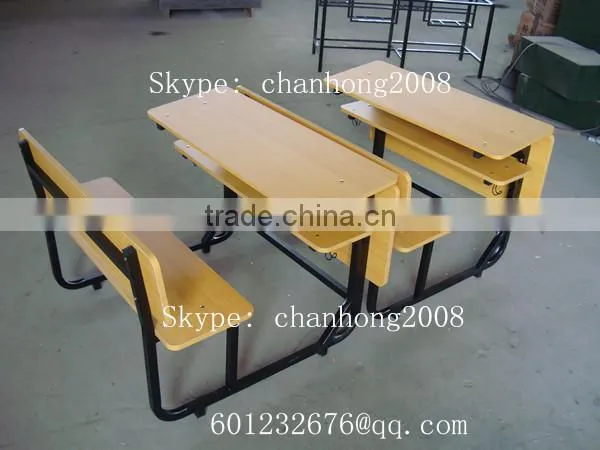 Commercial Double School Desk And Chair | school furniture