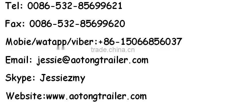 3 Axles Fence Cargo Semi Trailer for Livestock / Cow / Cattle Transportation