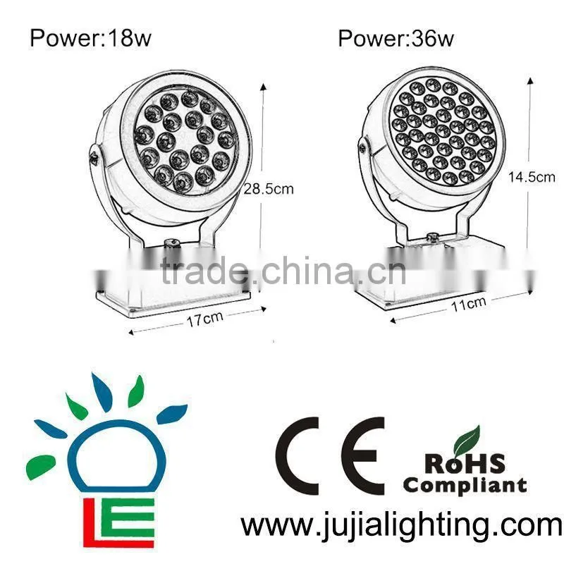 Die-casting aluminum alloy waterproof outdoor 60w led flood light