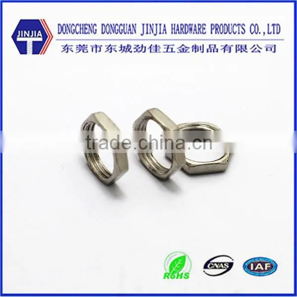 small thin stainless steel sus304 hexagon nut