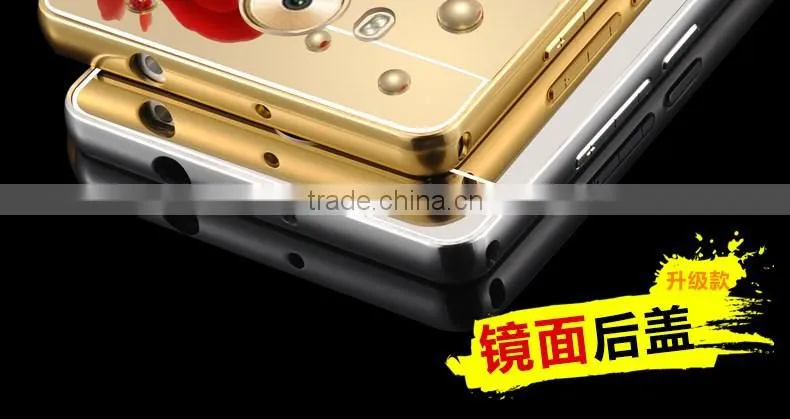 Mirror Case for Huawei Mate 8 Hard Aluminum back Case For Huawei Mate8 with Metal case