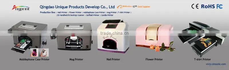 golf ball printer,mug printer,candle printer,cell phone cover printer for sale