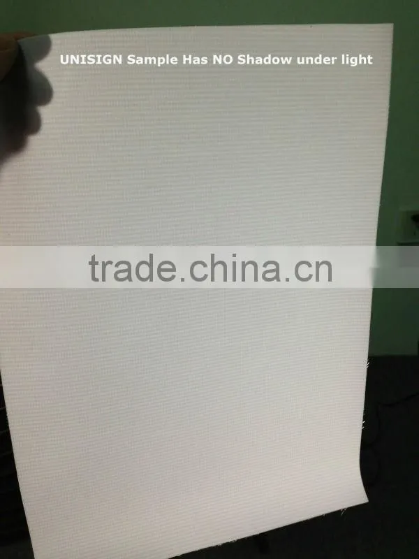 Blueish white backlit for PVC flex banner