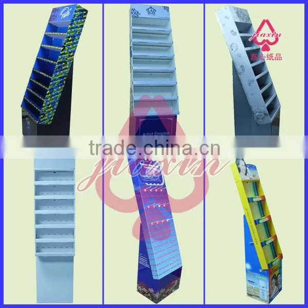 Folding Cosmetic PDQ Display Box, Counter Display Stand tray