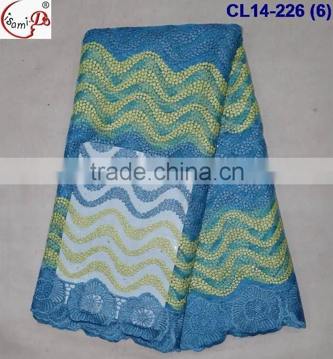 CL14-226 Elegant french lace fabric ,women making dress fabric net tulle lace fabric