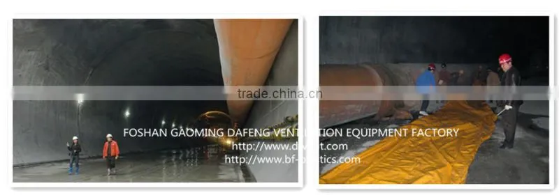 Velcro Coupling PVC Tunnel Ventilation Flexible Air Duct