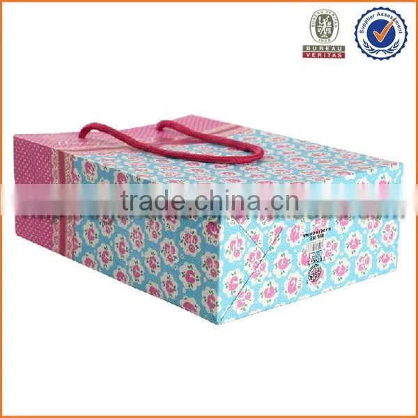 Cotton rope color paper gift bag