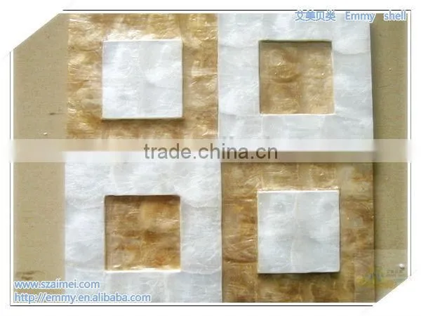 Formative capiz seashell wall panel shell wall tile