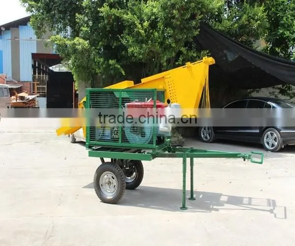 Well-known TAGRM brand sugarcane leaf remover/with two wheels sugarcane leaf peeling machine