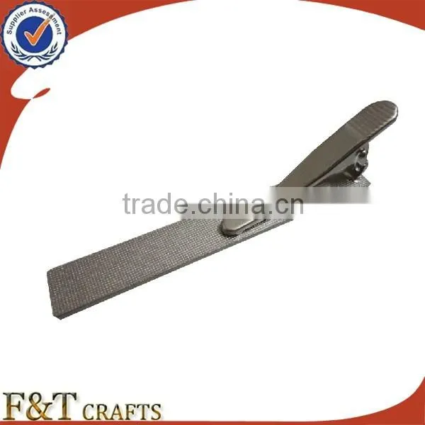 Fashion plating pearl nickle metal tie bar for your desgin