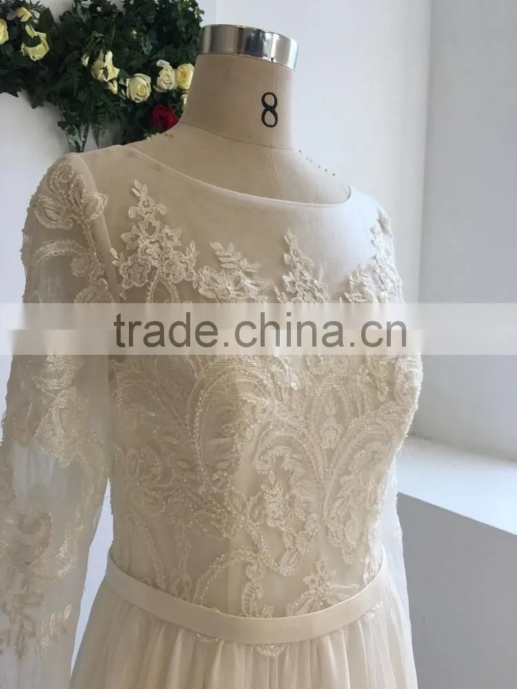 high-quality islamic wedding dress