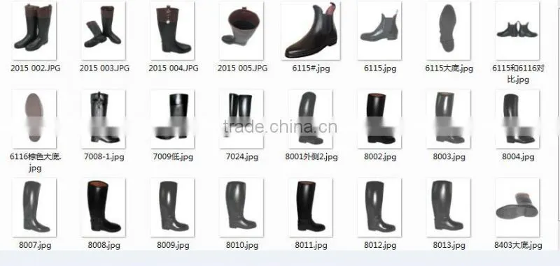 2015 new pvc horse riding boot