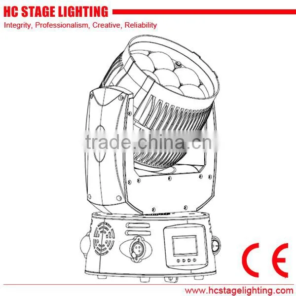 New moving head 2015 7X15W rgbw mini led moving head zoom light