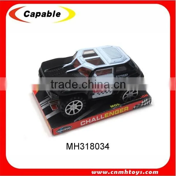 Red plastic cheap car friction toy car