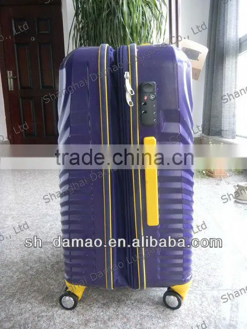 your best choice !!! alibaba china new product 2015 100% PC cabin size costom made luggage trolley