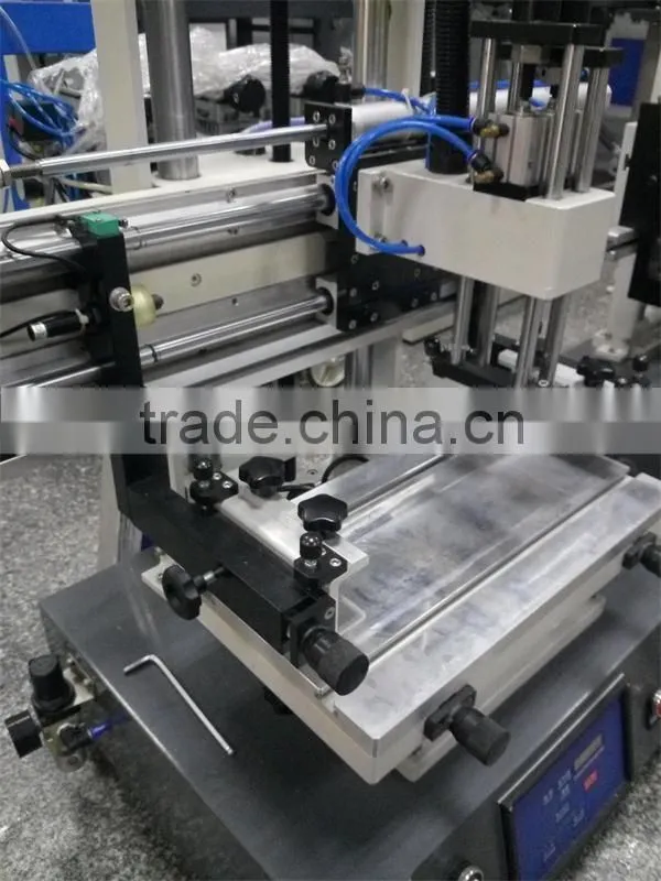 Desktop Small Semi-automatic T-slot Silk Screen Printing Machine GW-2030T