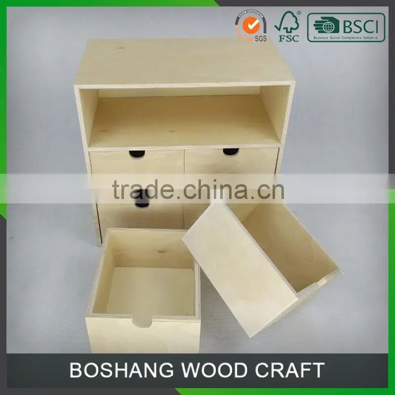 Unfinished Custom Packing Box Wholesale Gift Box Wooden Jewellery Box