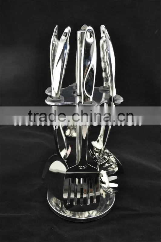High quality stainless steel 7 pieces ktichen utensils