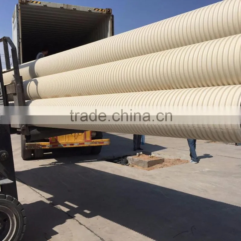 Bestselling PVC-U double wall corrugated pipe
